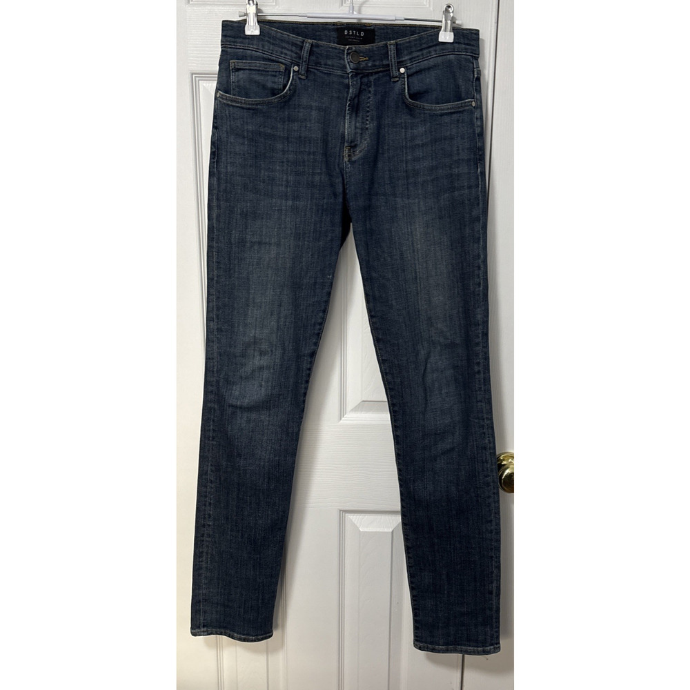 DSTLD Men's 32X34 Skinny Slim Jeans Medium Wash Urban Streetwear‎ Classic Rocker